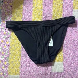 hollister black bikini bottoms